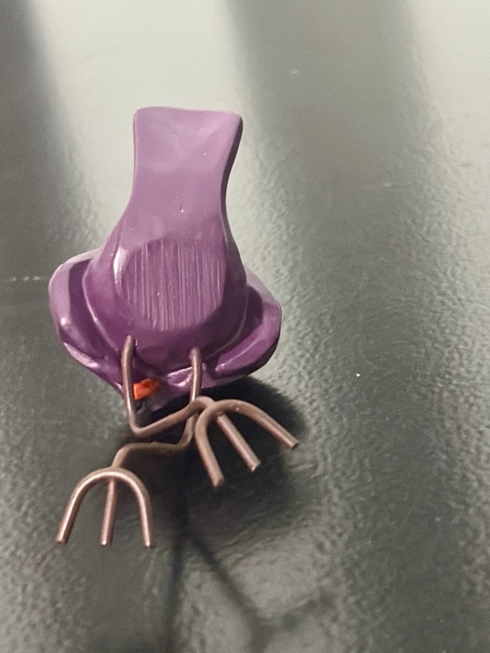 Autumn Daydream Purple Bird Shelf Sitter Resin Figurine 3.5” x 2” - Picture 4 of 6